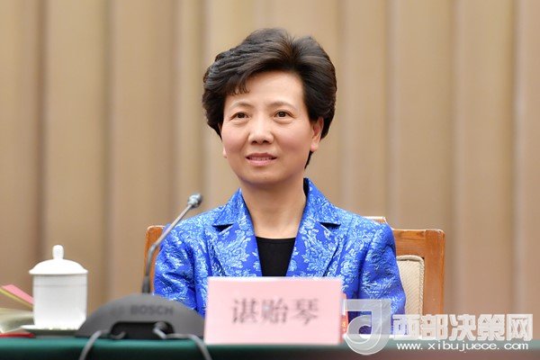 全國人大代表、貴州省委副書記、省長諶貽琴發(fā)言