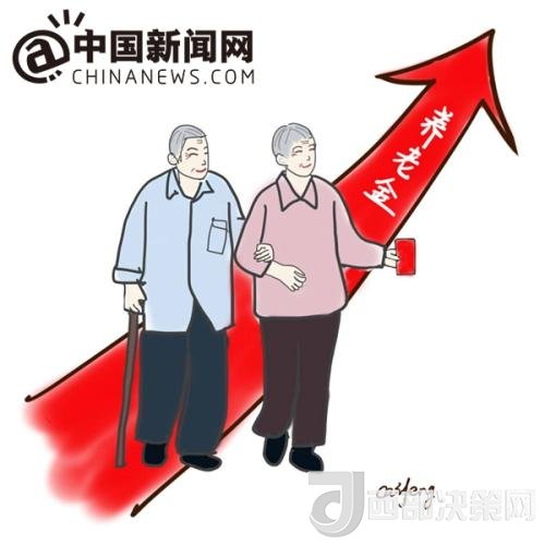 漫畫：養(yǎng)老金迎“14連漲”。 作者：王珊珊