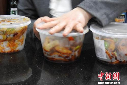 包裝外賣。受訪者供圖