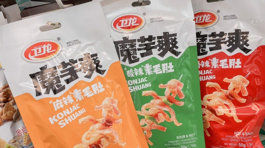 圖為魔芋爽。圖片來(lái)源：臺(tái)灣《聯(lián)合報(bào)》楊雅婷攝。